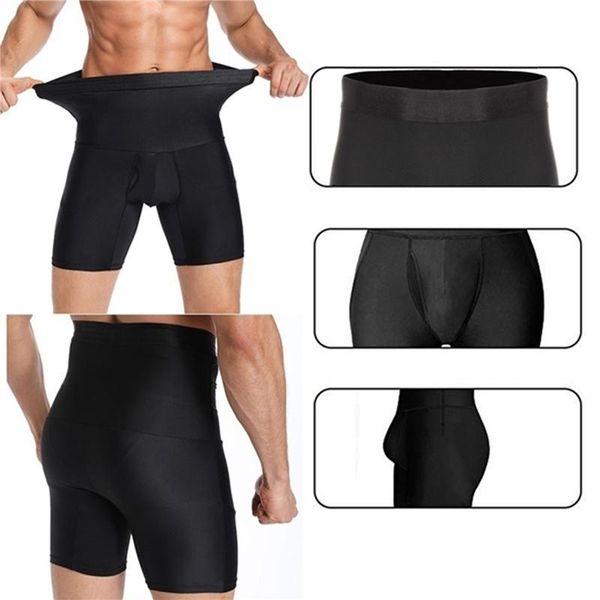 

running shorts men compression short tights men's quick dry gym fitness sport leggings male underwear, Black;blue