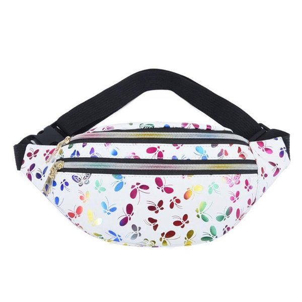 

fashion women printed waist fanny pack belt bag pouch travel hip bum shoulder bags purse