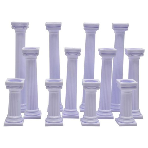 

other bakeware 4pcs unique cake pillar plastic roman diy baking decoration supplies