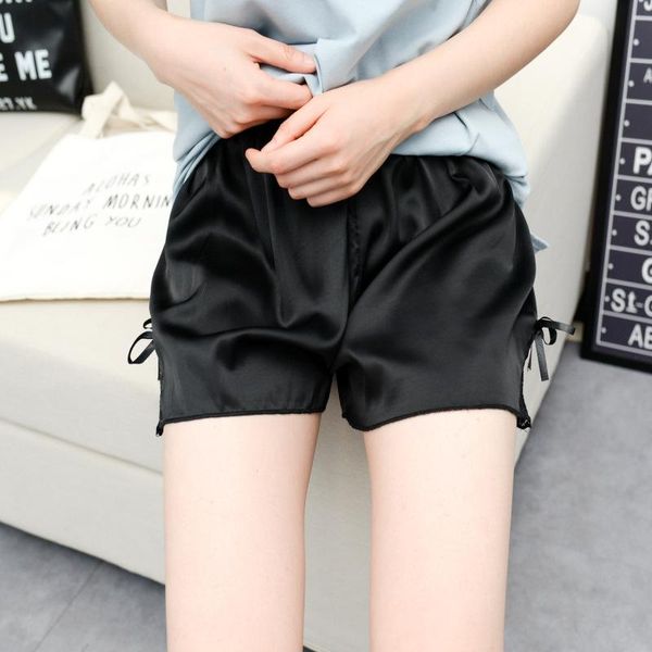 Frauen Shorts Harajuku Lace Up Hohe Taille Plus Größe Schwarz/weiß Frauen Streetwear 2021 Sommer Mini Koreanische Dame kurze Hosen