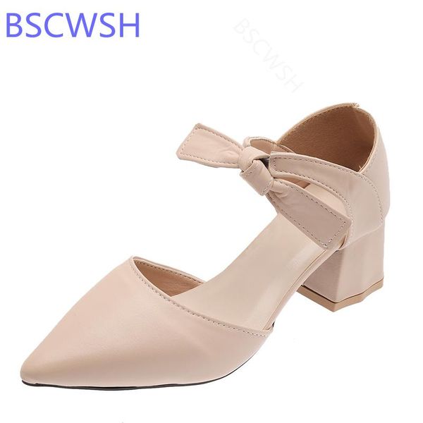 

dress shoes 2021 roman pumps women sandals high heels ankle strap summer solid color casual slip-on beige size 40, Black