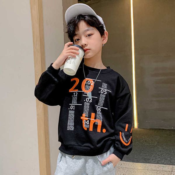 

scoop spring autumn boys sweatshirts kidsteenager overcoat children clothes cotton pullover formal outwear g0917, Black