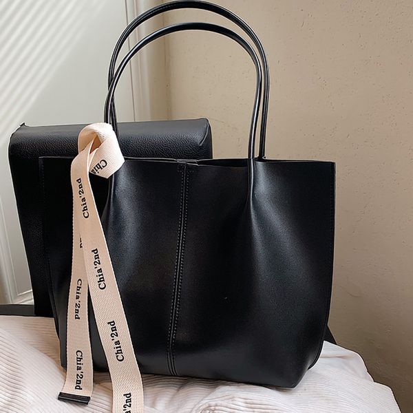 

new ladies large capacity tote bags simple fashion shopping bag girls shoulder bag