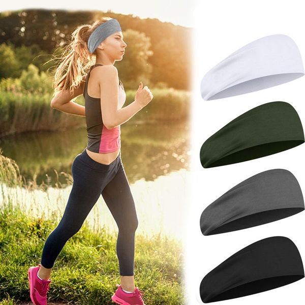 

fitness exercise hair sweatband women's and men's headband sports anti-sweat band suitable for, Yellow;black