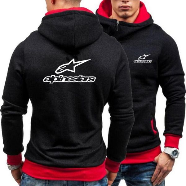 

men's hoodies & sweatshirts 2021 brand hoodie oblique zipper men fashion tracksuit male sweatshirt spring hoody mens pullover xxxl, Black