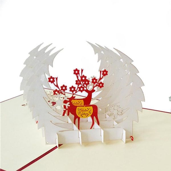 

greeting cards merry christmas 3d card paper holiday as picture xmas gifts