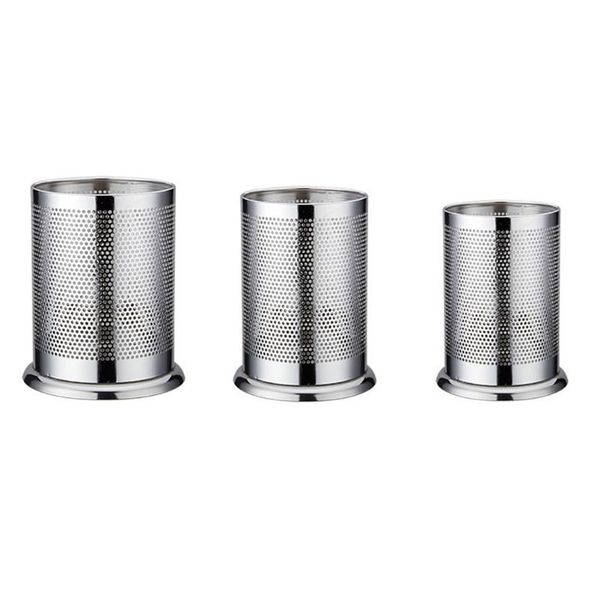 

chopsticks 3pcs draining baskets forks storage holders (silver)