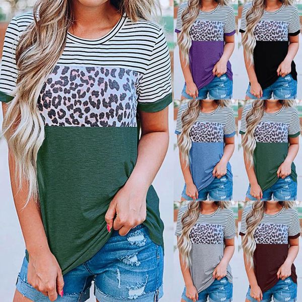 

maternity & tees enxi pregnant clothes woman women short sleeve stripe print floral loose blouse, White