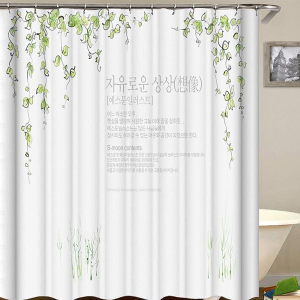 

shower curtains vine flower creative digital printing curtain multifunctional bathroom decorative screen