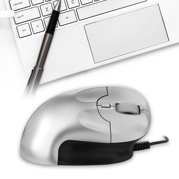 

wired 6 keys ergonomic mouse vertical design gaming office mice for lappc dq-drop