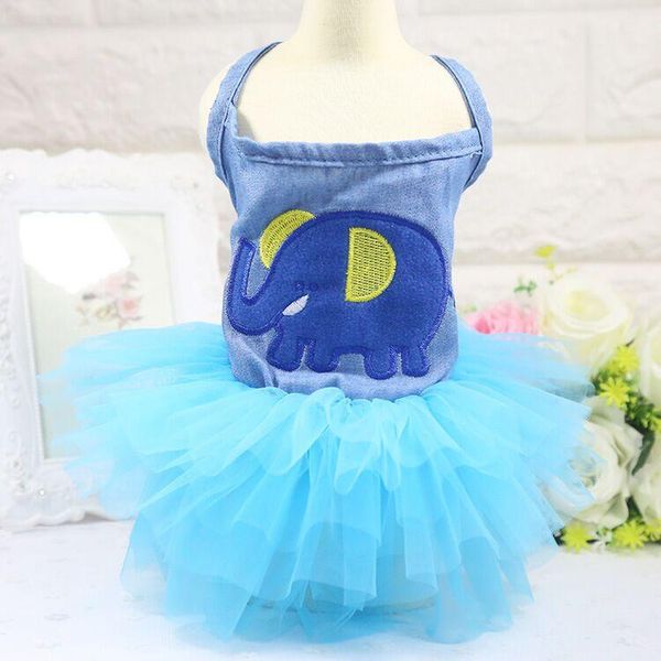 

dog apparel fh46 summer dresses pet sweet skirt dress
