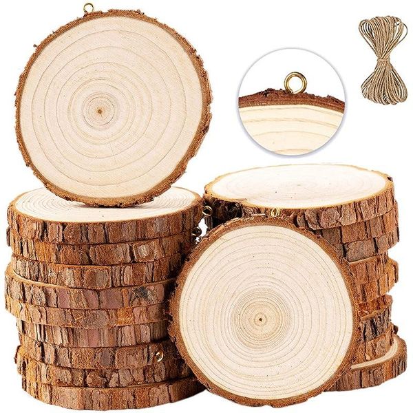 

craft tools natural wood slices wooden circles unfinished kit for arts and diy crafts christmas ornaments