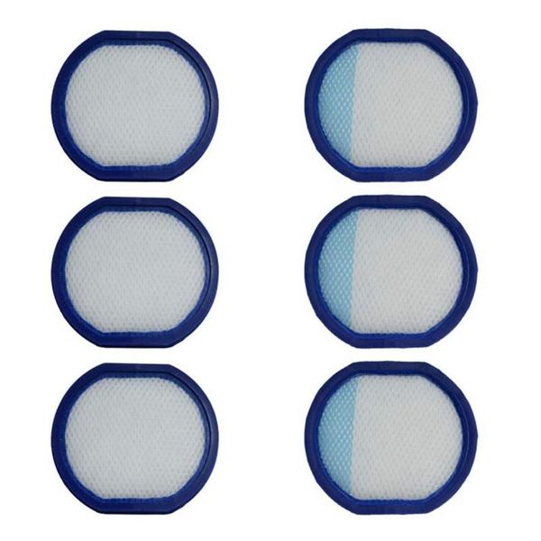 

vacuum cleaners 6 pack replacement filter for hoover react whole home & fusion cordless vacuums,for bh53210/bh53100