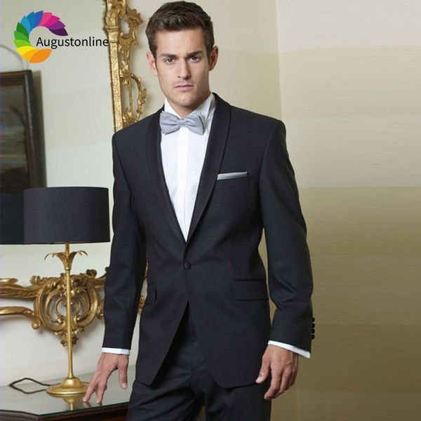 

men's suits & blazers tuxedos black business men for wedding costume blazer custom made slim fit formal man prom terno mascul, White;black