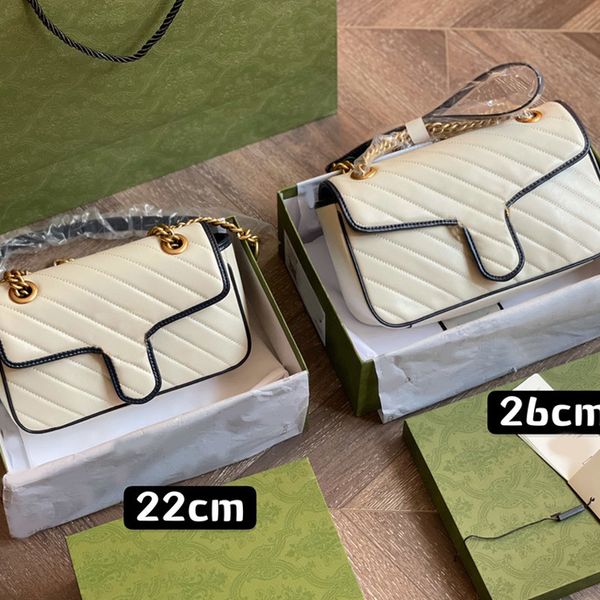 

chain messenger bags cross body purse wallets fashion plain cowhide genuine leather hasp hardware thread smooth surface bag