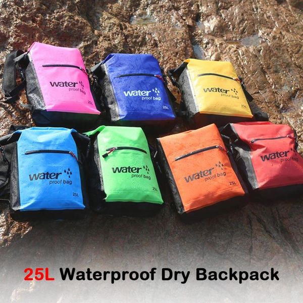 

outdoor climbing waterproof dry bag rucksack floating backpack sports cover camping hiking rafting boating trekking bags