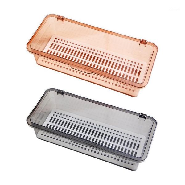 

storage bottles & jars t5ef dustproof dinnerware holder kitchen drawer organizers tray and clearance for home fridge er countertop
