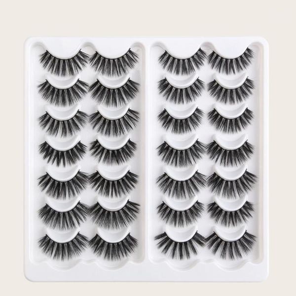 

pairs faux sable hair long thick eyelashes extension cosmetics makeup tool1