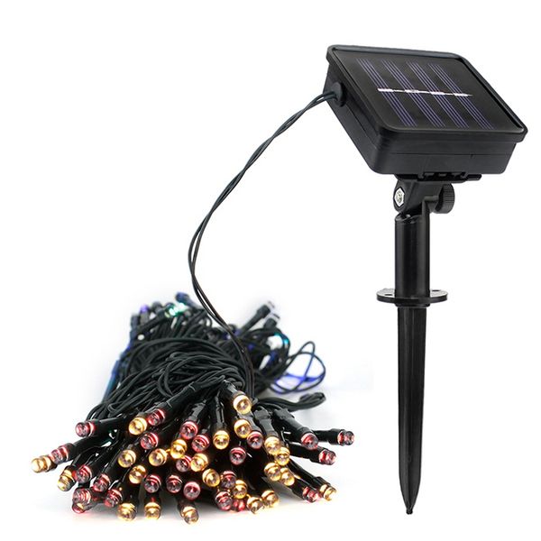 

waterproof led solar string light 8 modes 12m 22m solar fairy string christmas light outdoor garden wedding decoration holiday