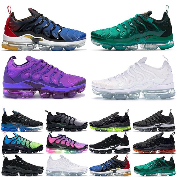 

men women tn plus running shoes triple black white psychic pink pure platinum summer gradient sunset game royal mens trainers outdoor sports
