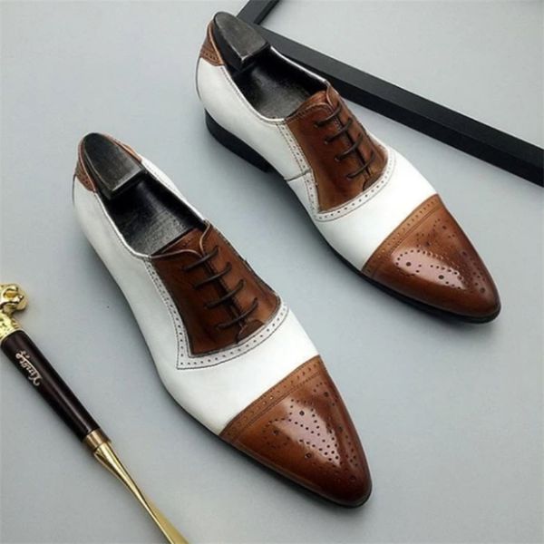 Sapatos masculinos da moda em couro PU salto baixo mocassim botas primavera tornozelo retrô clássico masculino casual YK413 211103