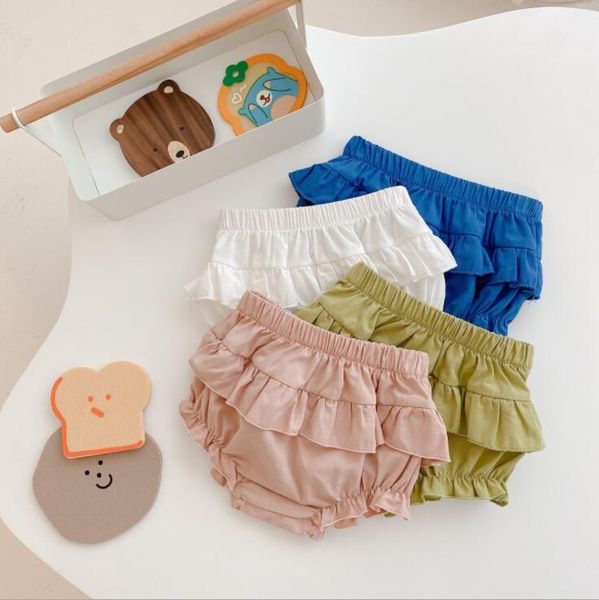 

arrival girls boys ruffles shorts summer fashion babys 6-24 month cy784, Black