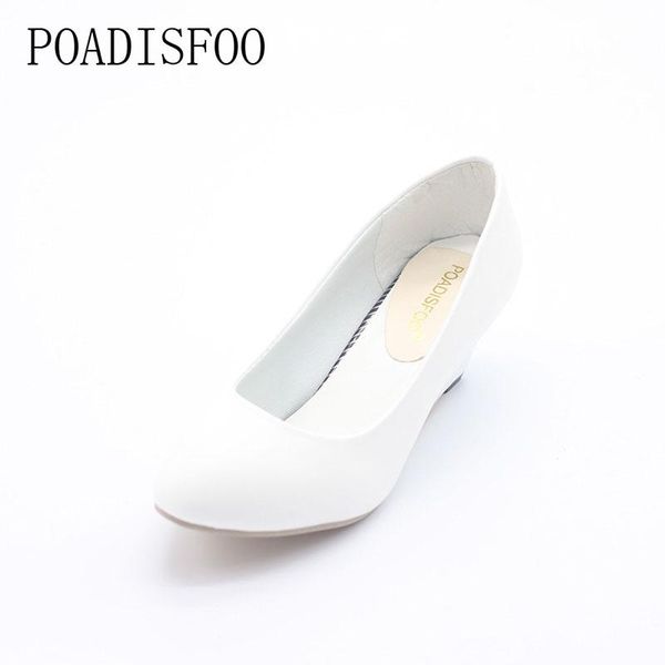 

dress shoes ltarta 2021 spring and summer professional round pure color slope with a comfortable for women .lss-806, Black