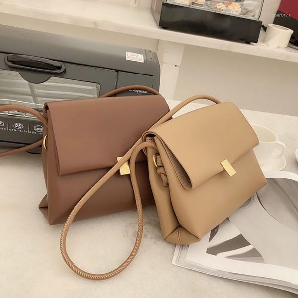 

evening bags autumn and winter retro all-match underarm bag simple fashion messenger soft leather commuter net red female