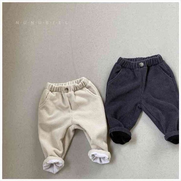 

childrens clothing autumn winter pants korean baby plush warm, Blue
