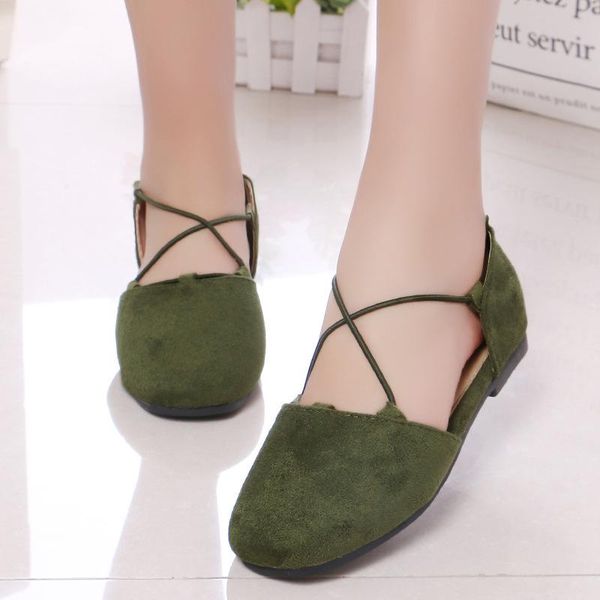 

sandals 2021 kids girls slip-on faux leather suede princess dress shoes for school spring summer black pink 32, Black;red