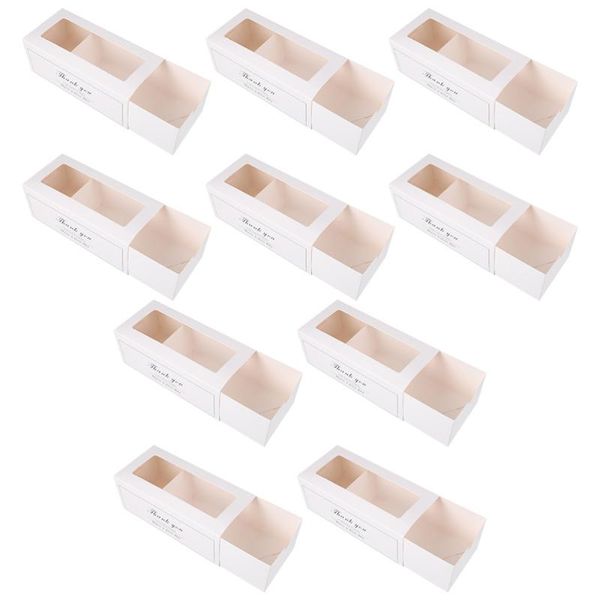 

set 20pcs cake packaging boxes dessert storage baking (white) gift wrap