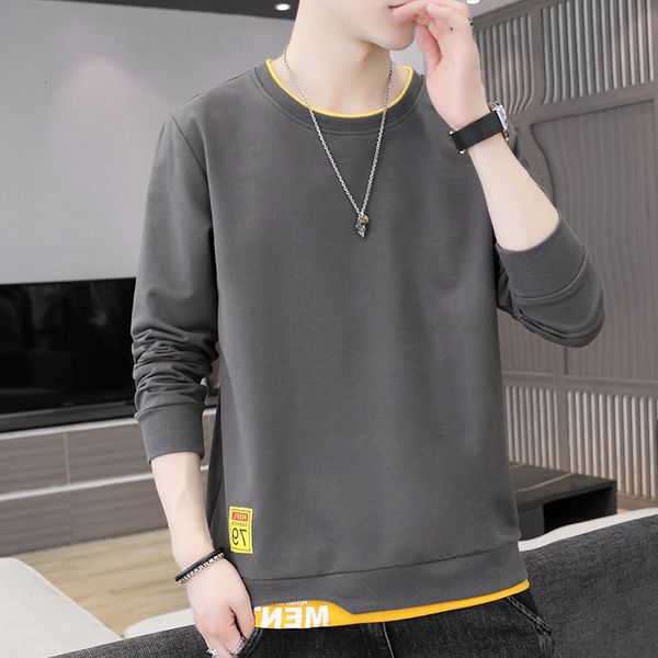 

2021 autumn men's long sve loose youth trend sweater men's wear, Black
