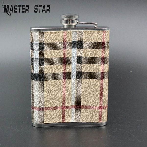 

hip flasks master star 8oz alcohol flask stainless steel mini outdoor portable