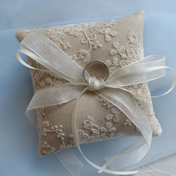 

party decoration european mini ring pillow linen bow diy engagement pillows cushion wedding festive supplies 9cm,13cm,16cm,18cm