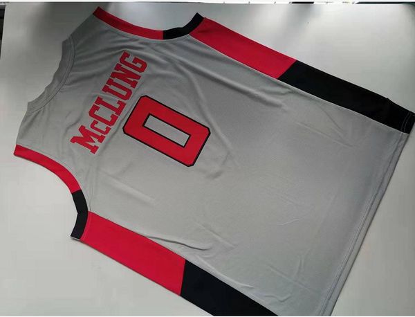 

custom basketball jersey men youth women texas tech #0 mac mcclung size s-2xl or any name and number jerseys, Black
