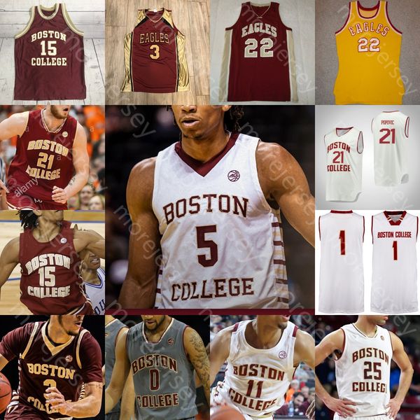 

boston college ncaa basketball jersey derryck thornton nik popovic jay heath jared hamilton cj felder steffon mitchell jairus hamilton julia, Black