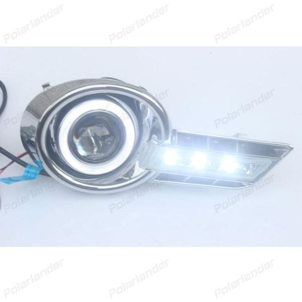 

panel lights 2 pcs/set auto part drl daylight for toyota highlander 2009 - 2011 car styling daytime running fog lamp