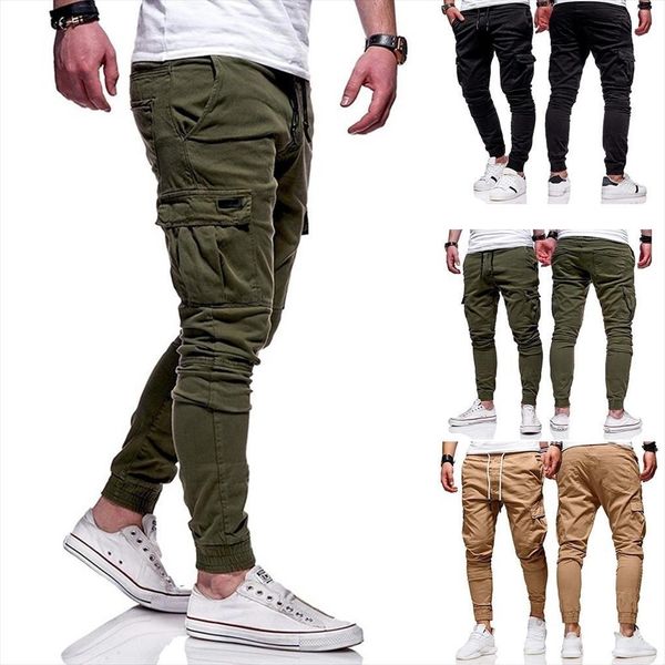 

coldker cargo sport outdoor hip women pants hop trousers sweatpants joggers male casual bodybuilding fitness track, Black