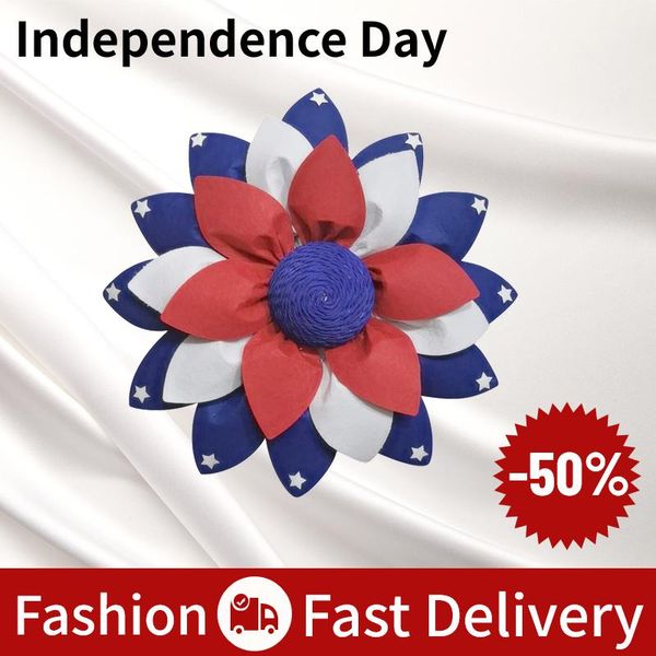 

decorative flowers & wreaths patriotic floral grapevine wreath independence day wreath, fourth of july glory american flag home