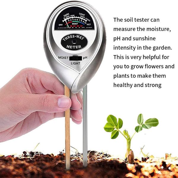 

soil moisture tester humidimetre meter detector for garden plants flowers measurement tools water droplets shape ph meters