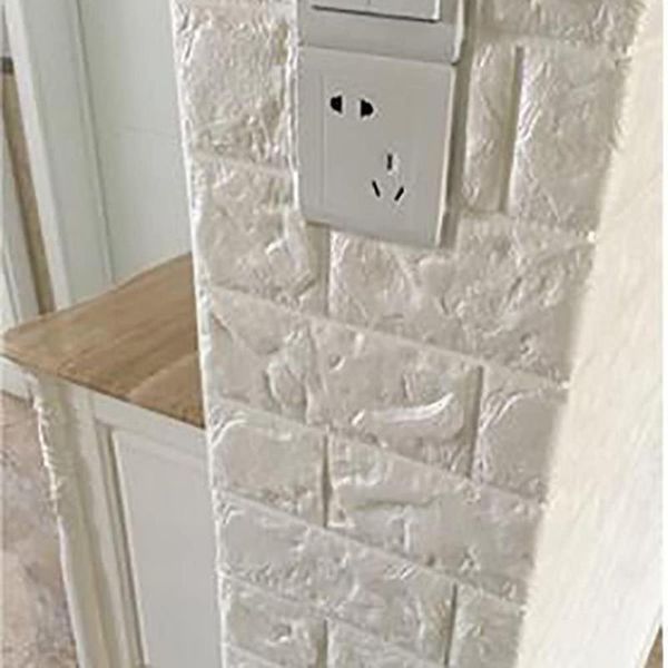 

wallpapers house decoration 3d pvc wall stickers paper brick stone wallpaper diy rustic effect self adhesive home decor sticker living room