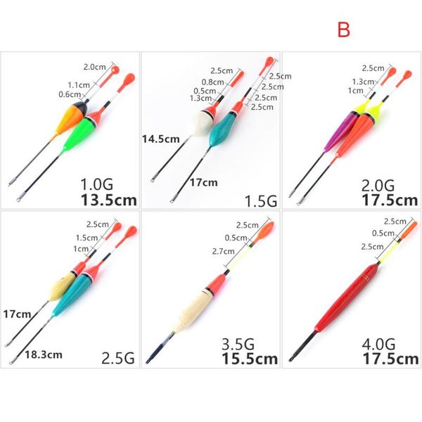 

fishing accessories ly 10pcs mix size color ice float bobber set buoy floats for carp tackle bfe88