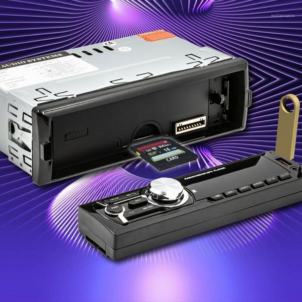 

in-dash car radio detachable panel digital bt audio music stereo mp3 player fm aux usb heads unit stereo1