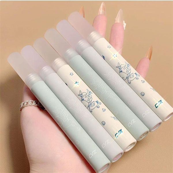 

lip gloss cvz mud milk tea 6 color matte liquid lipstick makeup soft lasting waterproof korean cosmetics maquillaje
