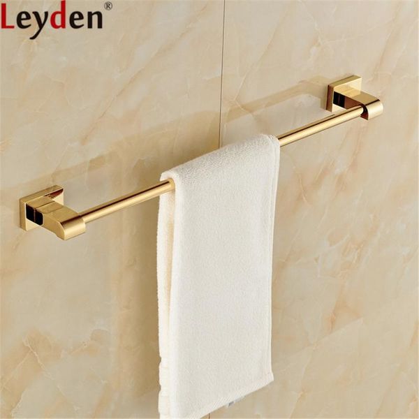 

towel racks leyden single bar golden finish solid brass holder wall mounted bathroom hanger accessories