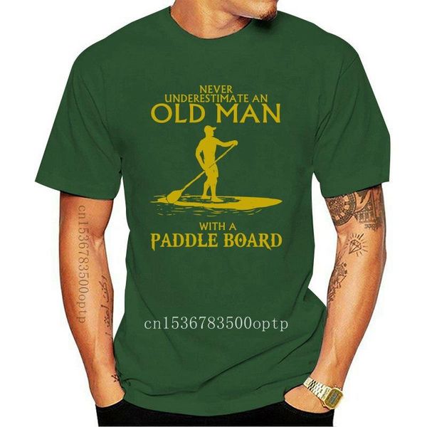 

men's t-shirts never underestimate an old man with a kayak mens diy t-shirt letter t shirt whosale sale online, White;black