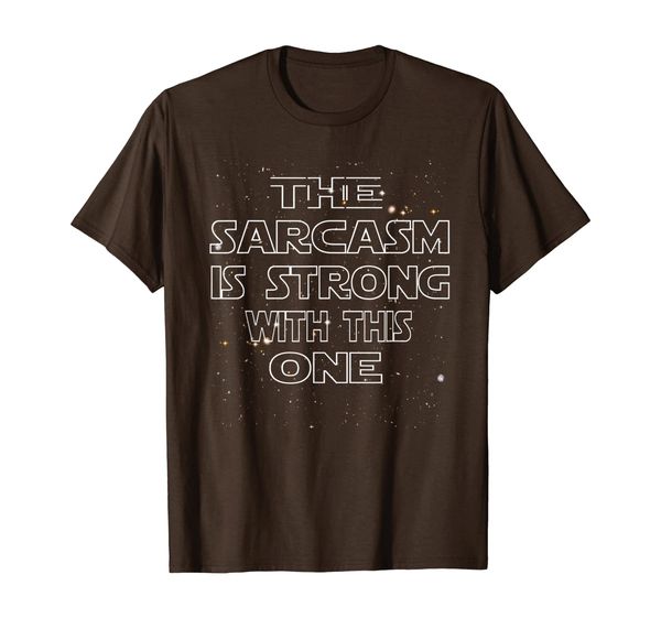 

the sarcasm is strong with this one shirt - funny shirt, White;black