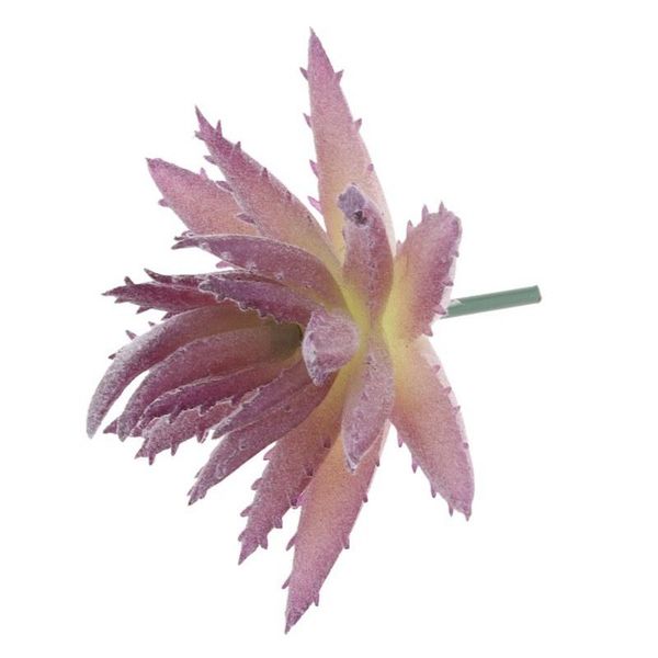 

decorative flowers & wreaths succulent plant fake garden decoration 7 x 7cm purple- #4