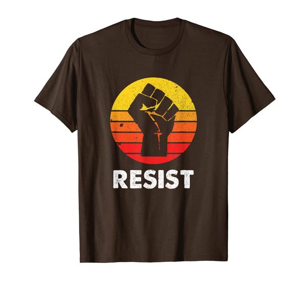 

Resist Retro Vintage 70s Anarchist Feminist Women T-Shirt, Mainly pictures
