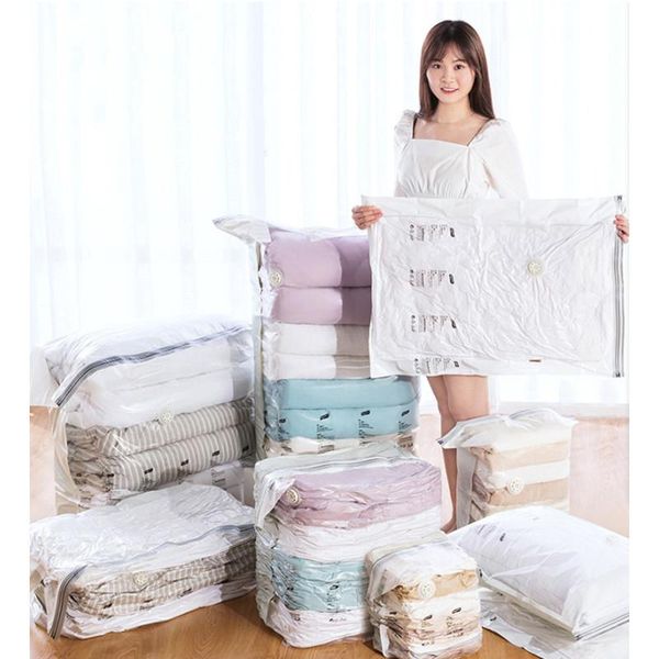 

storage bags vacuum bag suit portable home organizer creative border foldable cloth effortless seal compressed travel saving package